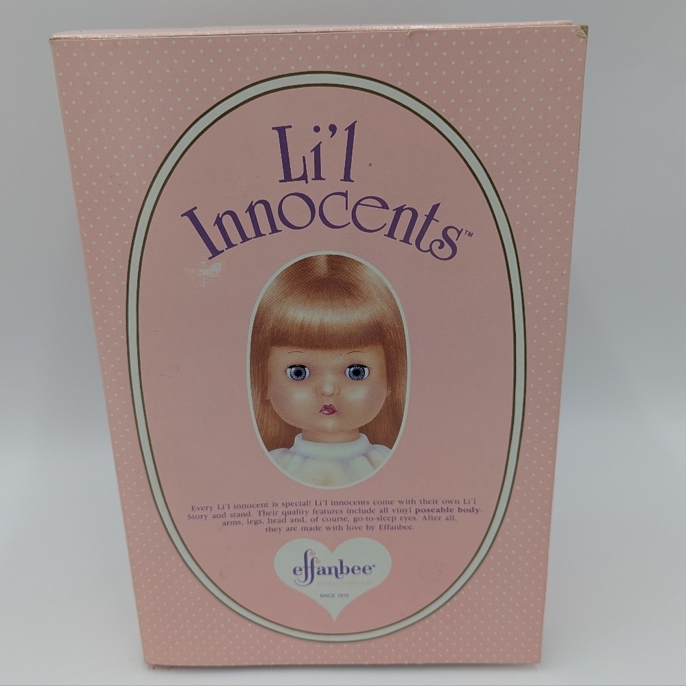 Vintage Effanbee Li'l Innocents Meredith Doll FB2819 Collectible 1988 New - Picture 2 of 6